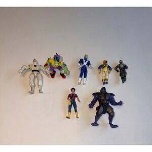Vintage 90s Action Figure Lot Gargoyles Street Sharks Power Rangers GI Joe Mixed